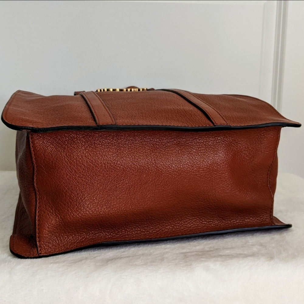 🎁 GIFTED Moschino Pebbled Leather Tote Crossbody - Picture 6 of 8
